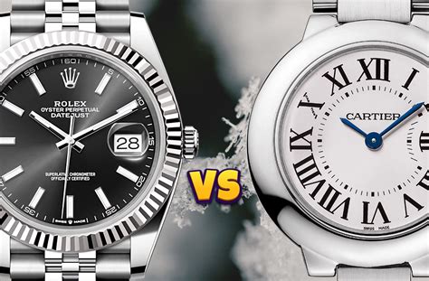 rolex datejust vs cartier tank|Rolex vs Cartier quartz.